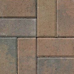 Pavers 90 Dark Orange Tan Charcoal
