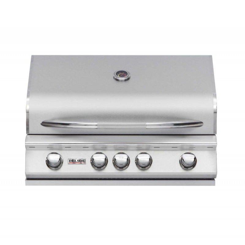 3222 Delsol Gas Grill with Rotisserie Burner 4 Burner