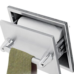 15" Twin Eagles Paper Towel Holder (Towel Bar and Compartment)