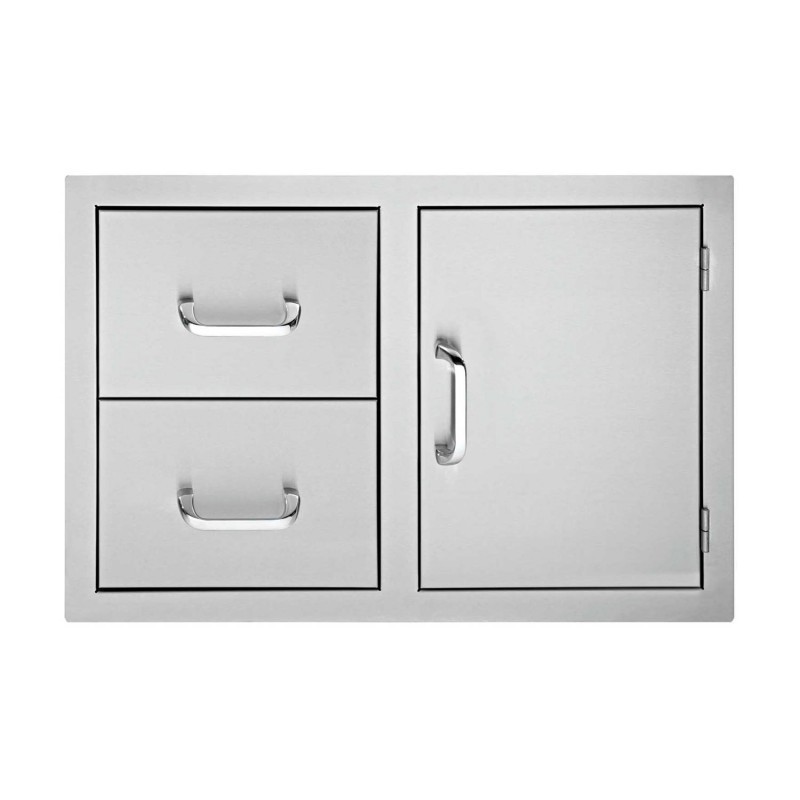 33" Delsol Door 2-Drawer Combo 1 3322 Delsol Door 2 Drawer Combo