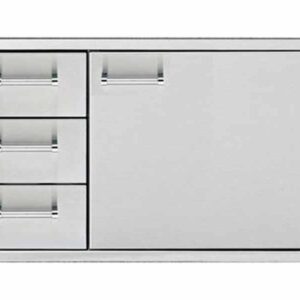 36" Delta Heat Door 3-Drawer Combo