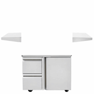 36" Twin Eagles Grill Base w/Storage Drawers, Single Door