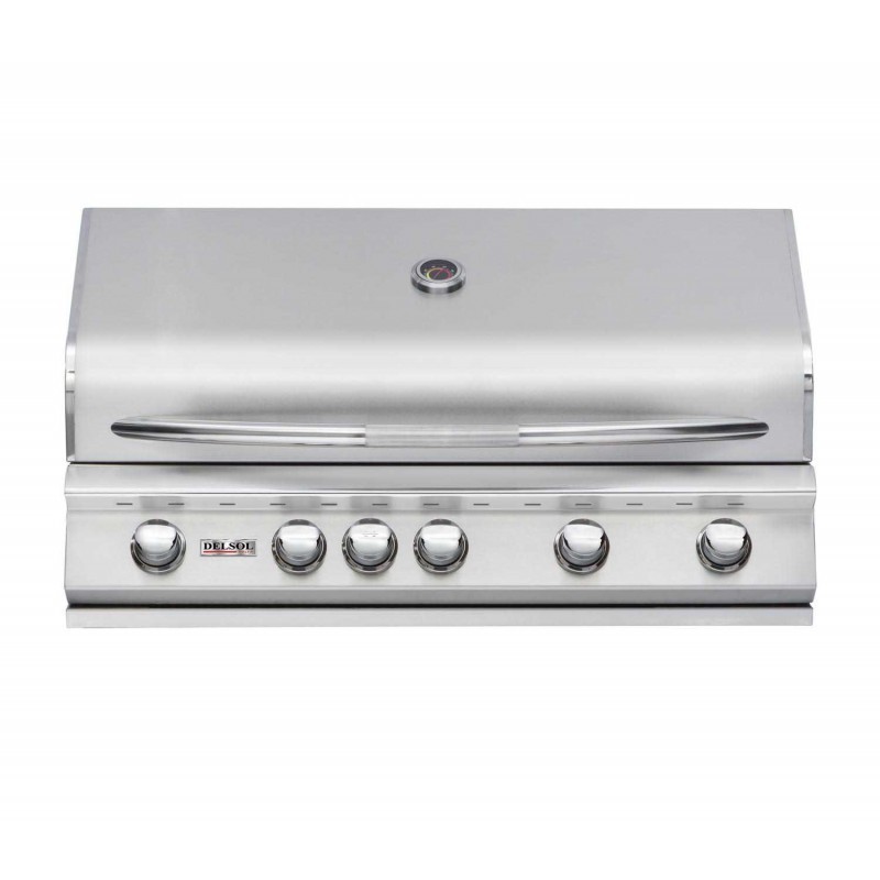 40" Delsol Gas Grill with Rotisserie Burner, 5 Burner 1 4022 Delsol Gas Grill with Rotisserie Burner 5 Burner