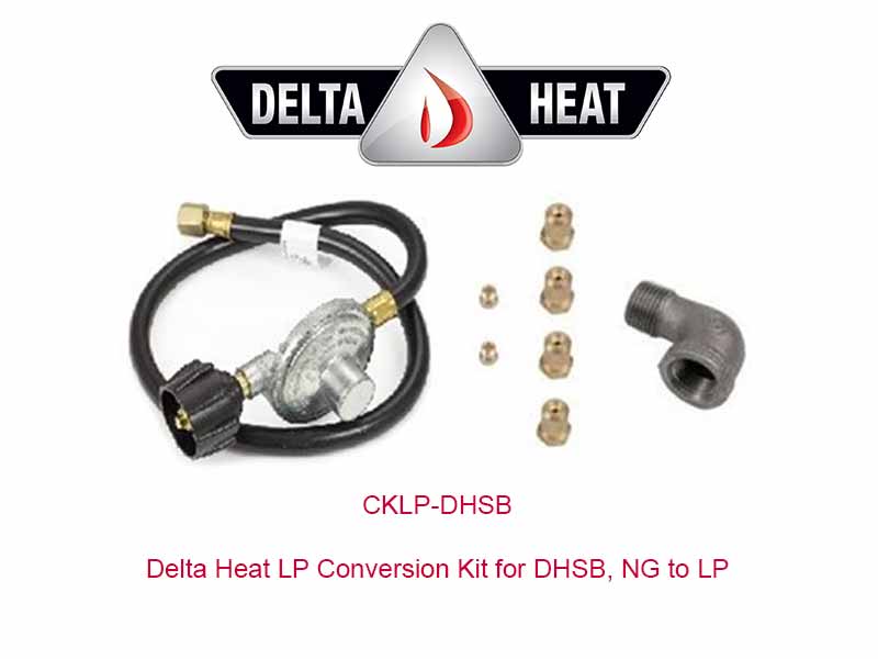 Delta Heat LP Conversion Kit for DHSB, NG to LP 2 Delta Heat LP Conversion Kit for DHSB NG to LP