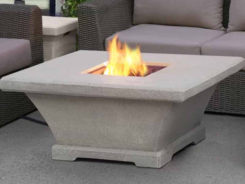 Monaco Low Square Propane Fire Table 4 Monaco Low Square Propane Fire Table - Image 2