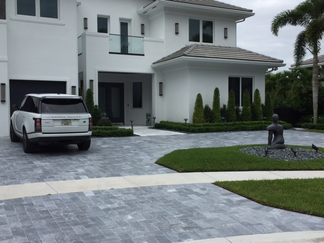 Marble-type of driveway material