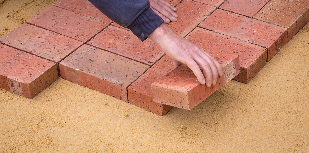 installing brick pavers