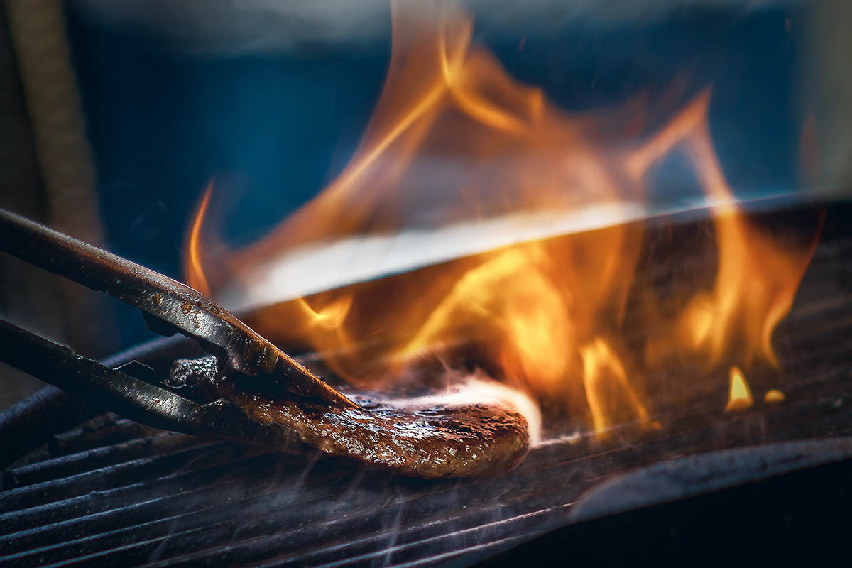 cook in your outdoor kitchen